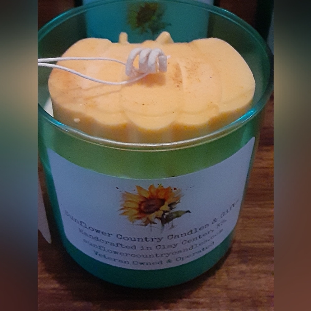 Handcrafted Pumpkin Caramel Crunch Pure EcoSoy Candle